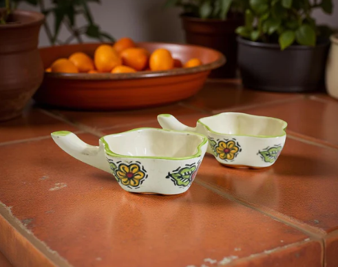 Ceramic Chutney Bowl, Sauce & Dessert Serving Bowls, Snack Platters, Small Dishes for Dips, Sides & Appetizers,50 ML,