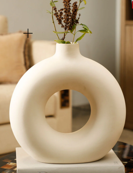 Donut Vases for Flower 6" Inches